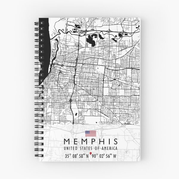 Item preview, MEMPHIS MAP USA designed and sold by hatimelhag.