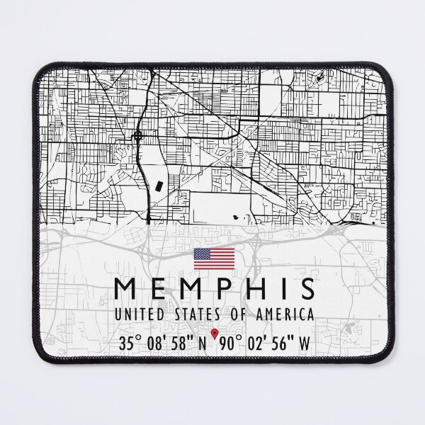 Item preview, MEMPHIS MAP USA designed and sold by hatimelhag.