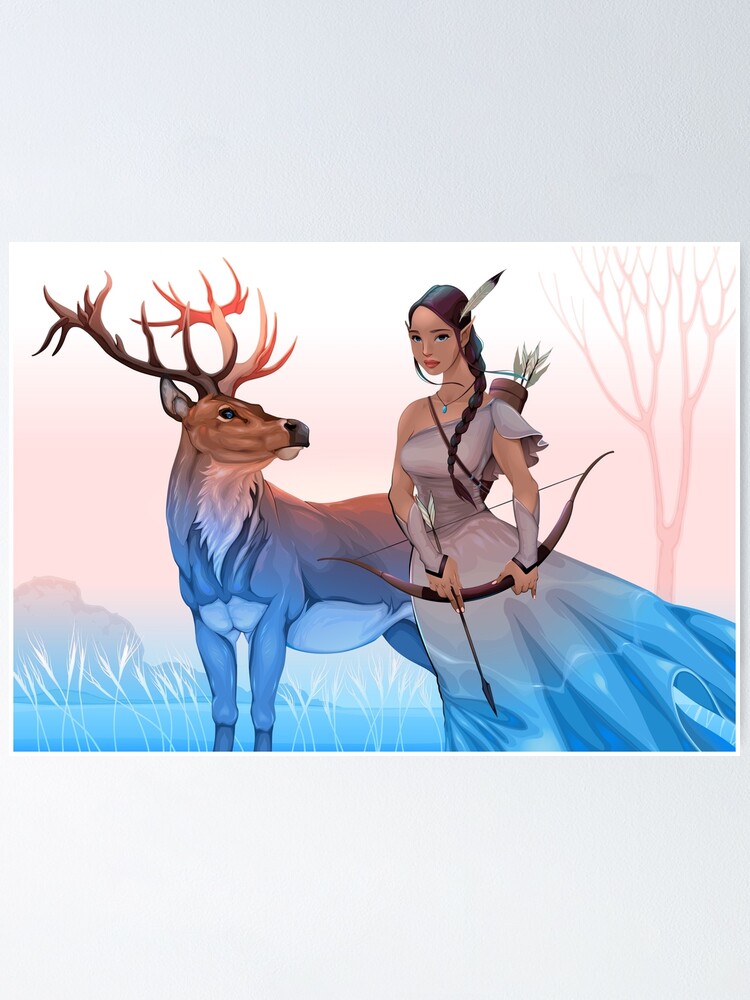 Majestic Deer Poster