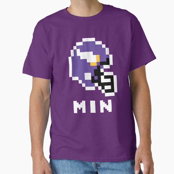Vista previa del artículo con la obra «Minnesota Vikings (casco de fútbol americano Tecmo Super Bowl)», diseñado y vendido por The Armorsmith.