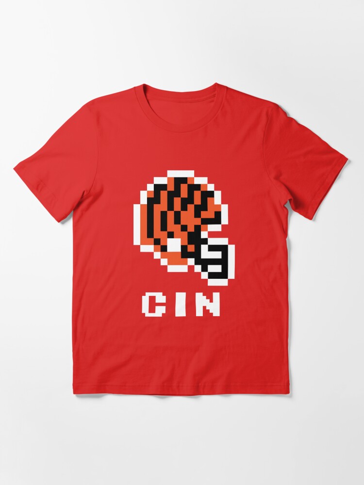 Cincinnati Bengals NFL Football Helmet 8-bit 8bit Tecmo Supe - Inspire  Uplift