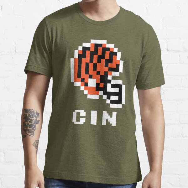 Cincinnati Bengals Tecmo Bowl T-Shirt - Inspire Uplift