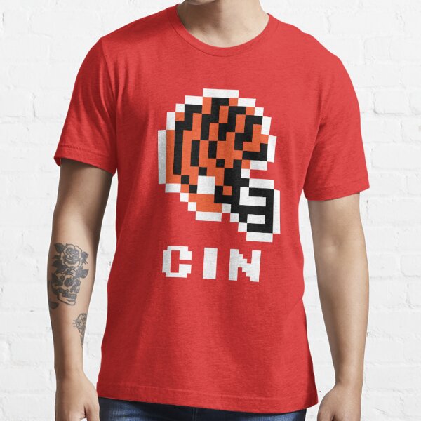 Cincinnati Bengals (Tecmo Super Bowl Football Helmet) Essential T