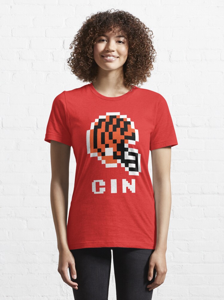 Cincinnati Bengals Tecmo Bowl T-Shirt - Inspire Uplift