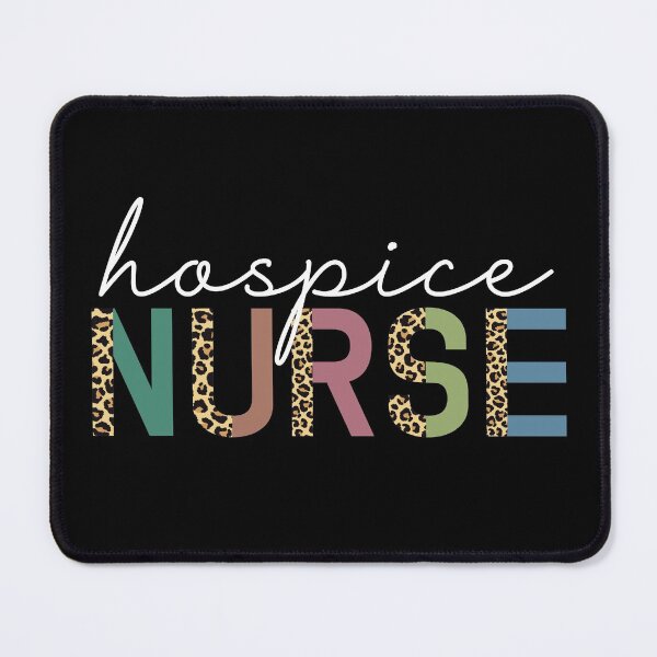 Item preview, Hospice Nurse Cheetah print typography | Hospice Nursing | Registered nurse  designed and sold by Violet Treasures.