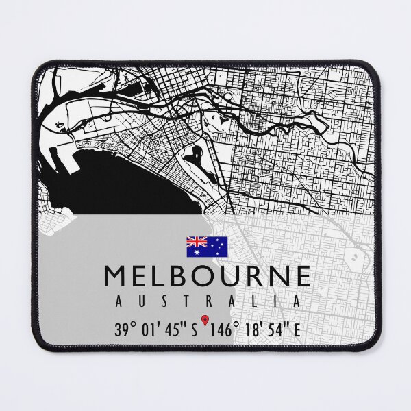 Item preview, MELBOURNE MAP AUSTRALIA designed and sold by hatimelhag.