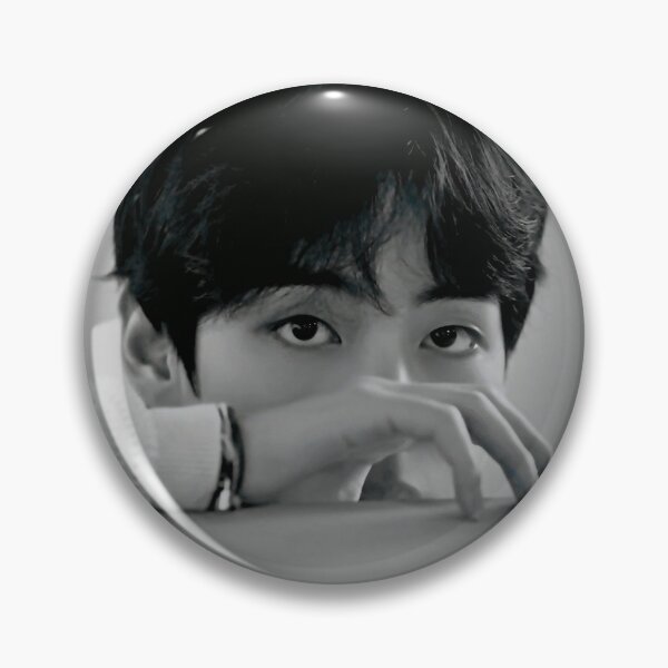 BTS V Your eyes tell Polaroid Pin