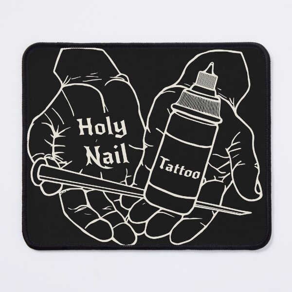 Item preview, Holy Nail Tattoo designed and sold by cptFootPilz.
