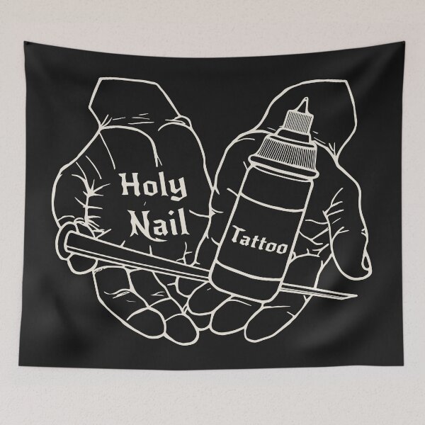 Item preview, Holy Nail Tattoo designed and sold by cptFootPilz.