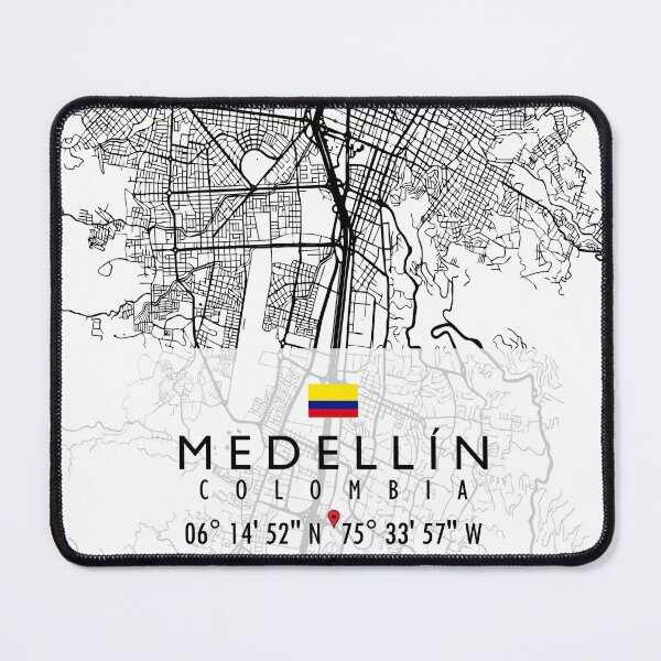 Item preview, MEDELLIN MAP COLOMBIA designed and sold by hatimelhag.