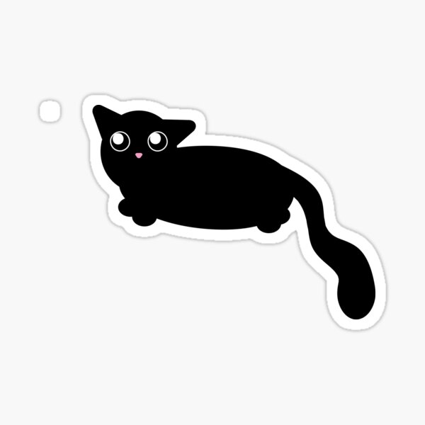 Item preview, Cute black cat designed and sold by sofijaeli.
