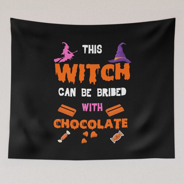 Item preview, This Witch Can Be Bribed With Chocolate is perfect Halloween gift designed and sold by YourgiftShop.