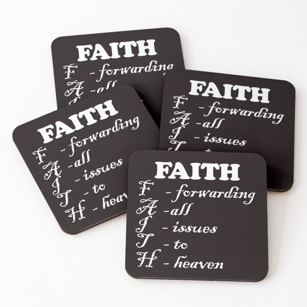 Item preview, faith, forwarding all issues to heaven designed and sold by justplainwords.