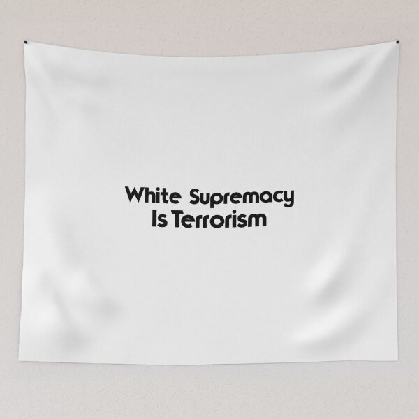 Item preview, White-Supremacy is Terrorism T-shirt Essential T-Shirt designed and sold by Uzero-Shop.