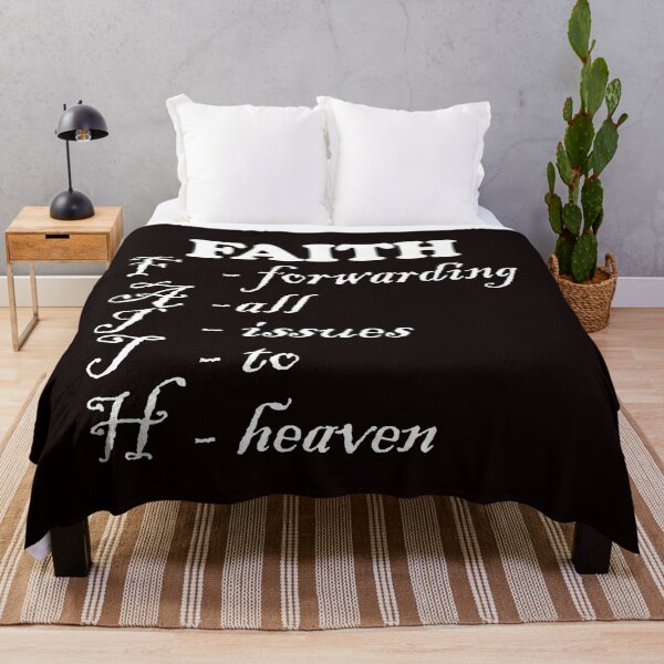 Item preview, faith, forwarding all issues to heaven designed and sold by justplainwords.