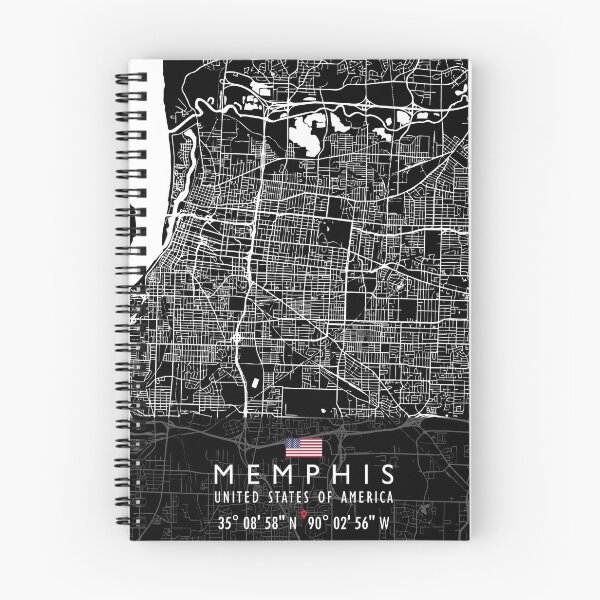 Item preview, MEMPHIS MAP USA designed and sold by hatimelhag.