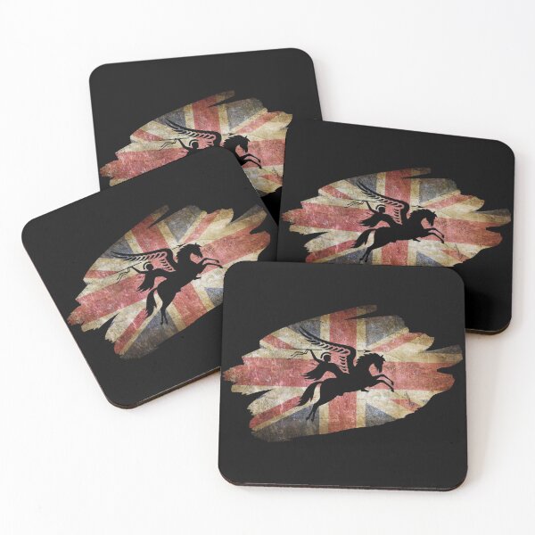Item preview, Parachute regiment Pegasus on Union Jack  designed and sold by PinnockDesigns.