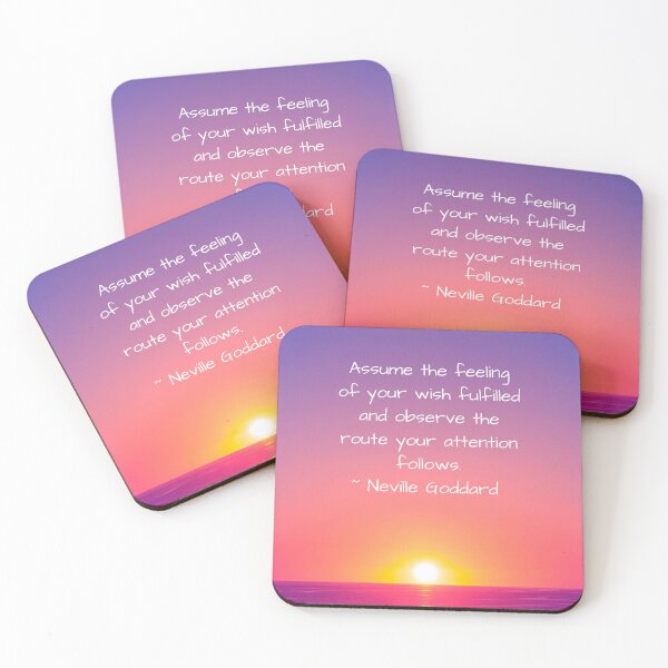 Item preview, Neville Goddard Quote, Assume the Feeling, Law of Assumption Quote designed and sold by MamaSweetea.