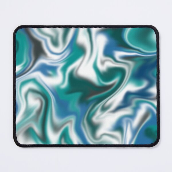 Item preview, Blue Teal Black White Marble Design designed and sold by ArtByCelestial.