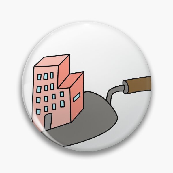 Item preview, children's drawing logo of a construction company designed and sold by malliara.