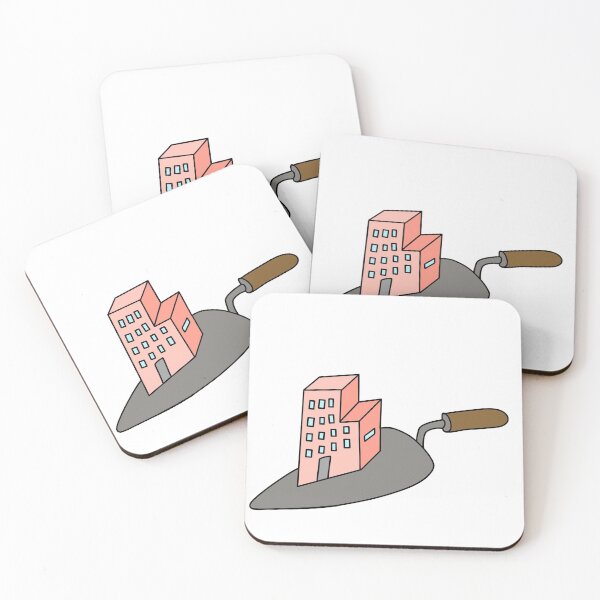 Item preview, children's drawing logo of a construction company designed and sold by malliara.