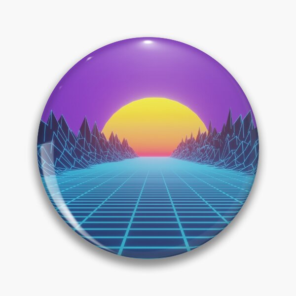 Item preview, Retrowave Mountain Sunset designed and sold by Grant Gladden.