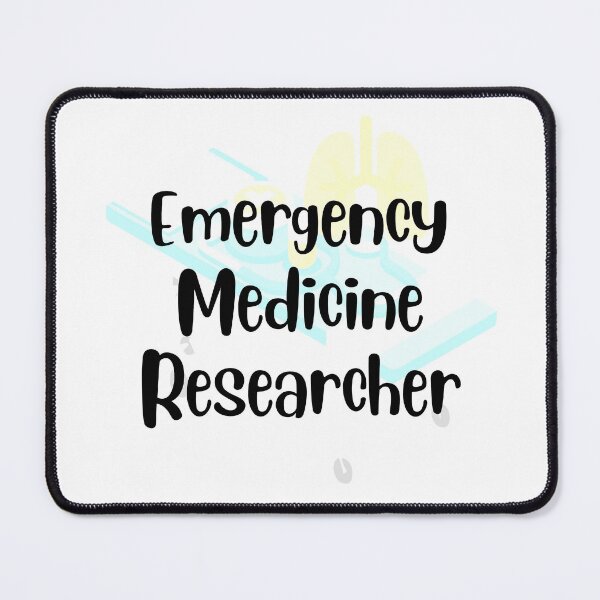Item preview, Emergency Medicine Researcher designed and sold by Sci-Ninja-Blog.