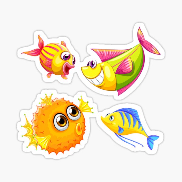 54 Cute Fish Clip Art Set, PNG 760 Graphic by SWcreativeWhispers