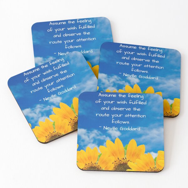 Item preview, Neville Goddard Quote, Assume the Feeling, Law of Assumption Quote designed and sold by MamaSweetea.