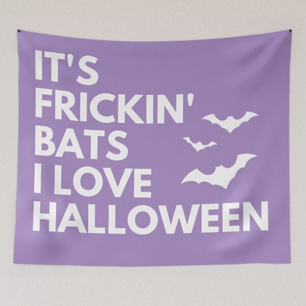 Item preview, It's Frickin Bats I Love Halloween, Pastel Goth designed and sold by Everythingafter.