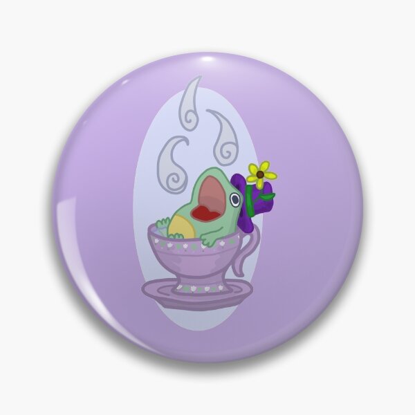 Item preview, Tiny Screaming Frog Loves a Cup of Tea designed and sold by Screaming-Frog.