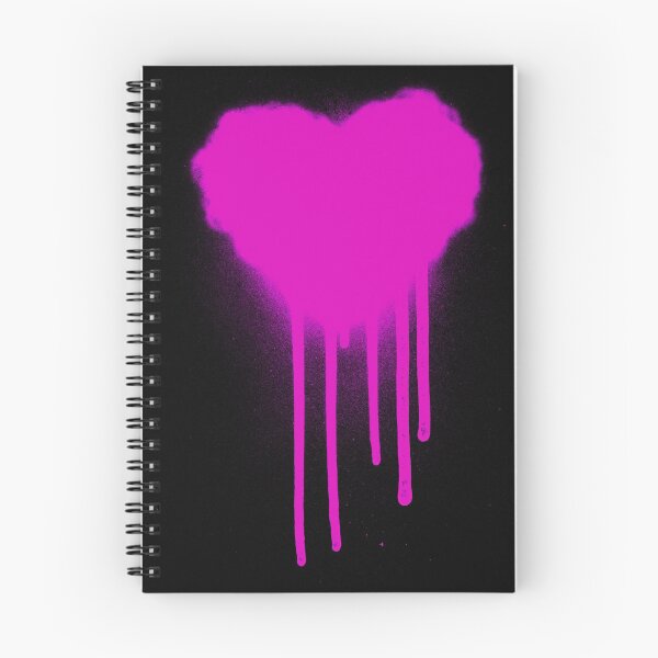 Item preview, Drippy Graffiti Heart Pink designed and sold by that5280lady.