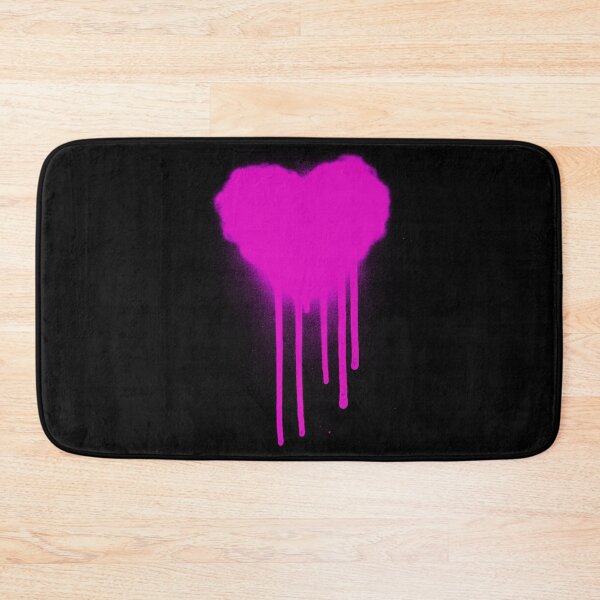 Item preview, Drippy Graffiti Heart Pink designed and sold by that5280lady.