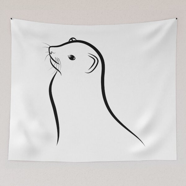 Item preview, Cute ferret  designed and sold by Aenota.