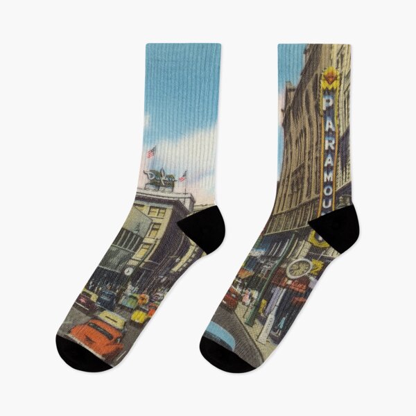 Item preview, Denver urban vintage illustration designed and sold by YuneDesigns.