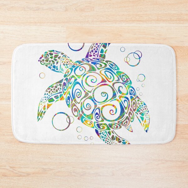 Item preview, Hawaiian Tie Dye Sea Turtle designed and sold by tropical_dream.