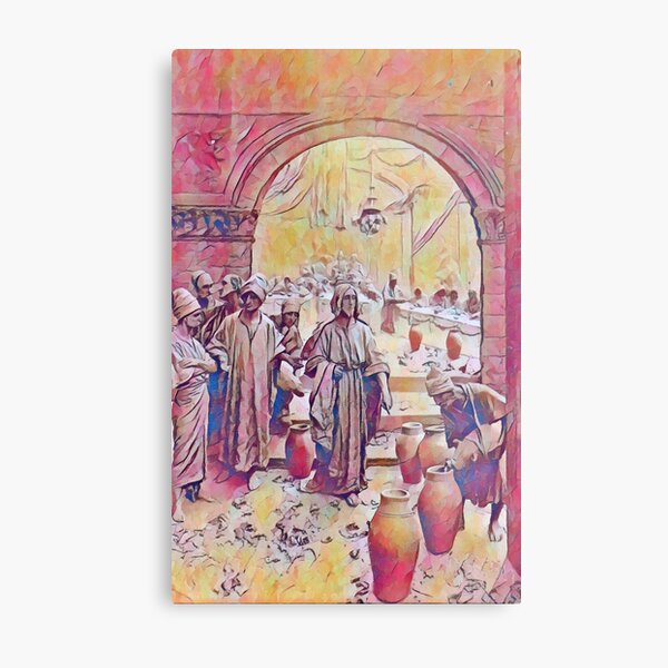 Marriage at Cana Metal Print
