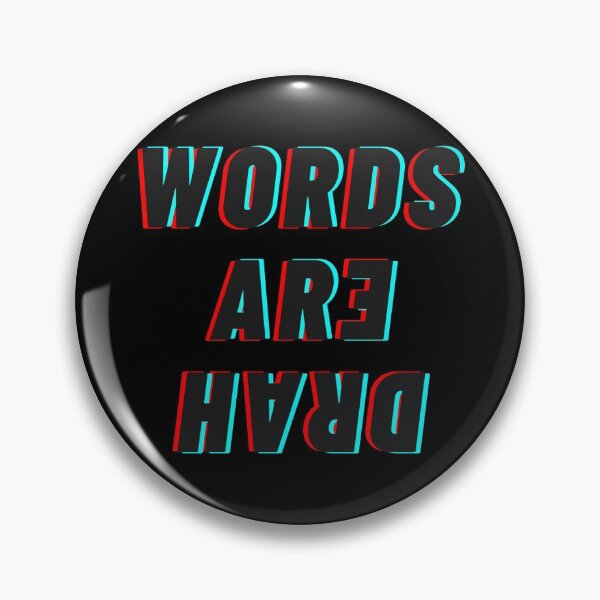 Item preview, Words Are Hard (Black) designed and sold by Colorful Misfits.