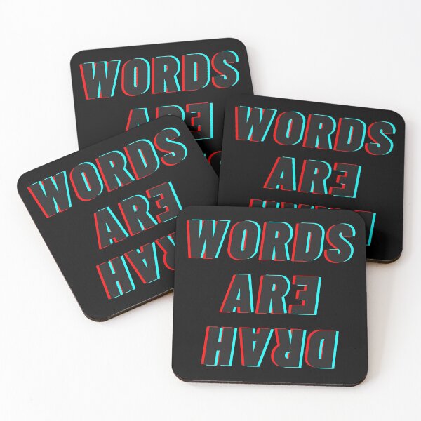 Item preview, Words Are Hard (Black) designed and sold by Colorful Misfits.