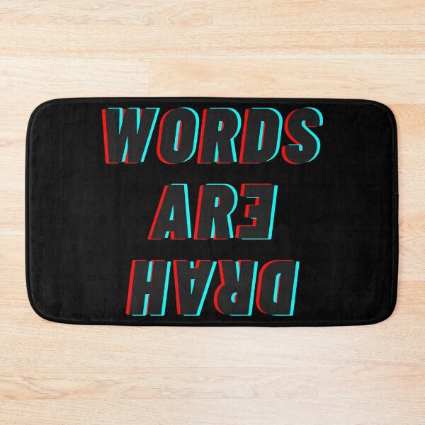 Item preview, Words Are Hard (Black) designed and sold by Colorful Misfits.