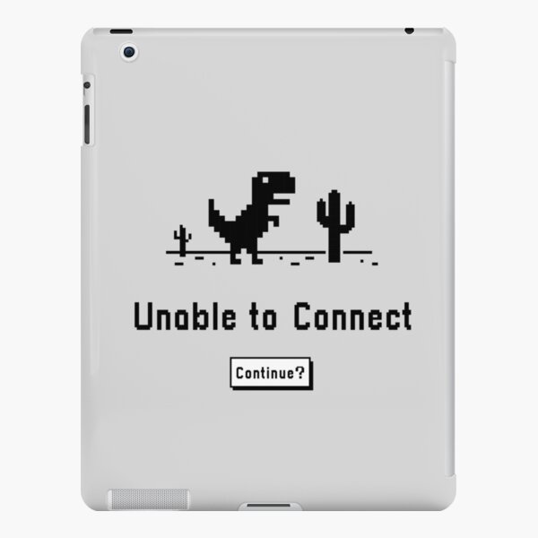 T-rex dinosaur game no internet connection Chrome Laptop Skin by LeyoShop