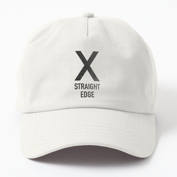 straight edge dad hat