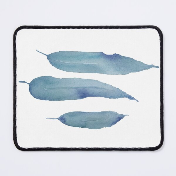 Item preview, Blue Gum Leaf Watercolour designed and sold by Jenie Yolland.