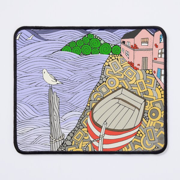 Item preview, Seaside fishing village designed and sold by Jenie Yolland.