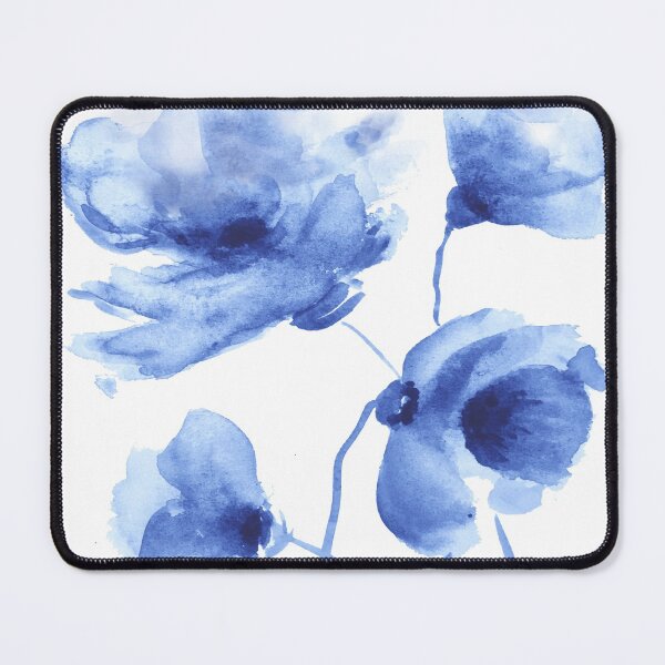 Item preview, Blue Poppy Watercolor designed and sold by Jenie Yolland.
