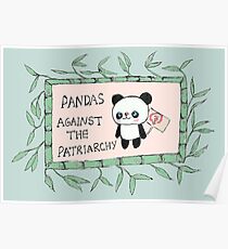 Pandas against the Patriarchy Poster