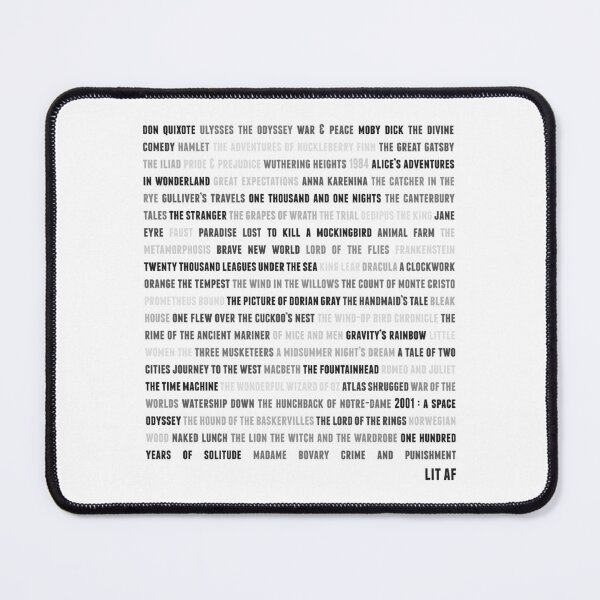 Item preview, Literature AF Black designed and sold by animinimal.