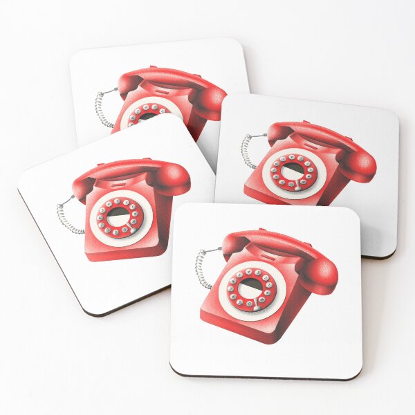Item preview, Red Retro Phone designed and sold by Juliarch.