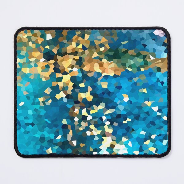 Item preview, Crystallised Waterfall In Gold and Turquoise designed and sold by Jenie Yolland.