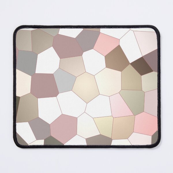 Item preview, Cappuccino and Pastel Pink Mosaic designed and sold by Jenie Yolland.